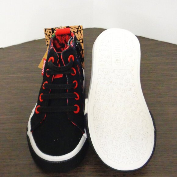 Brand New Ground Up Marvel Lace-Up High-Top Sneakers. MultiColor ETML5007FL F55 - Picture 4 of 9